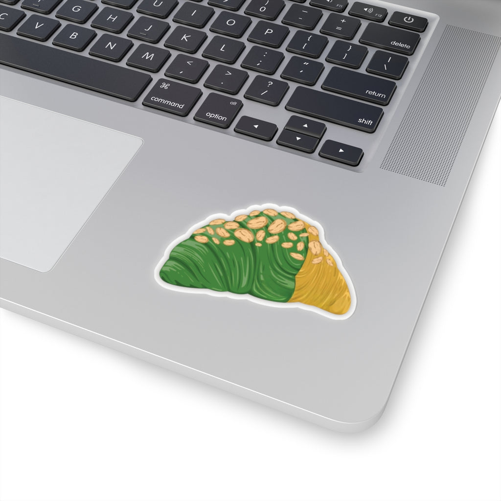 Pistachio Croissant Vinyl Sticker | Speed Demons Inspired