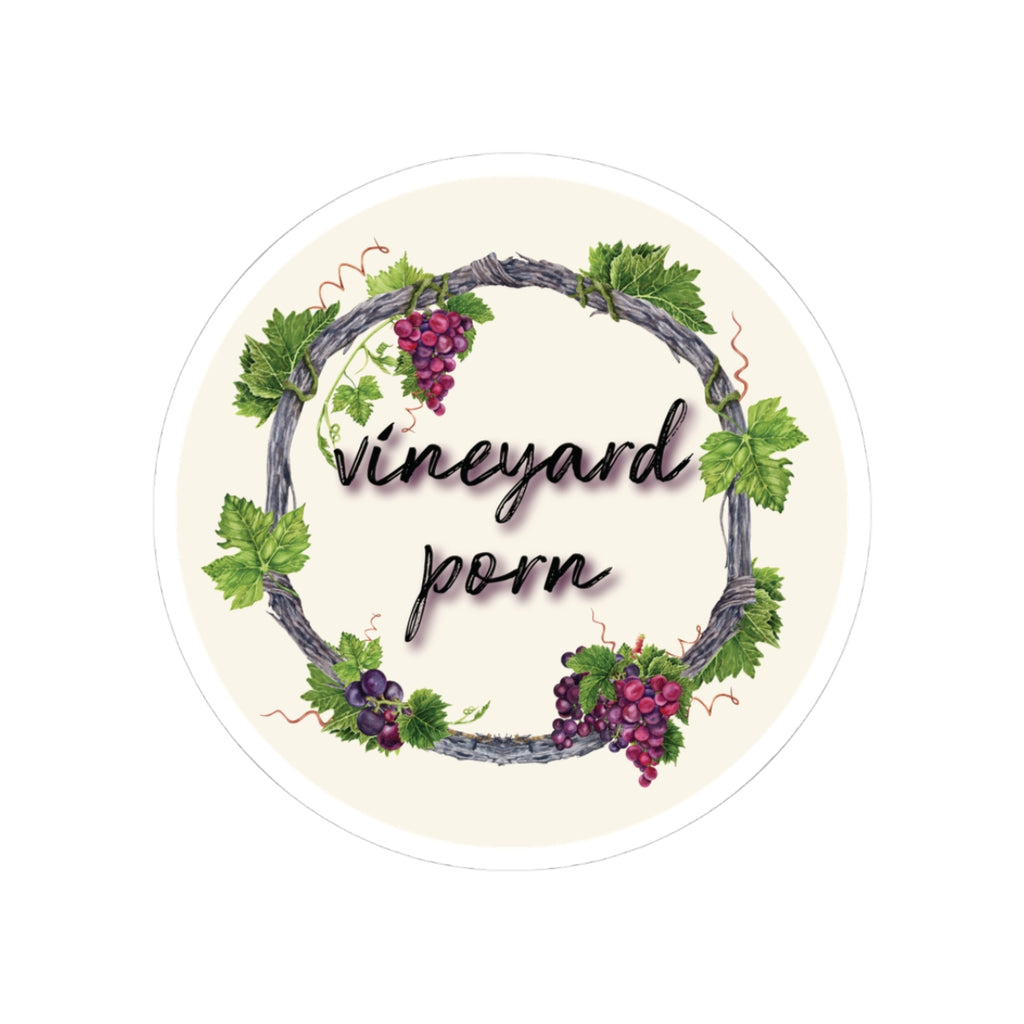 Vineyard P*rn Vinyl Sticker | Speed Demons Inspired