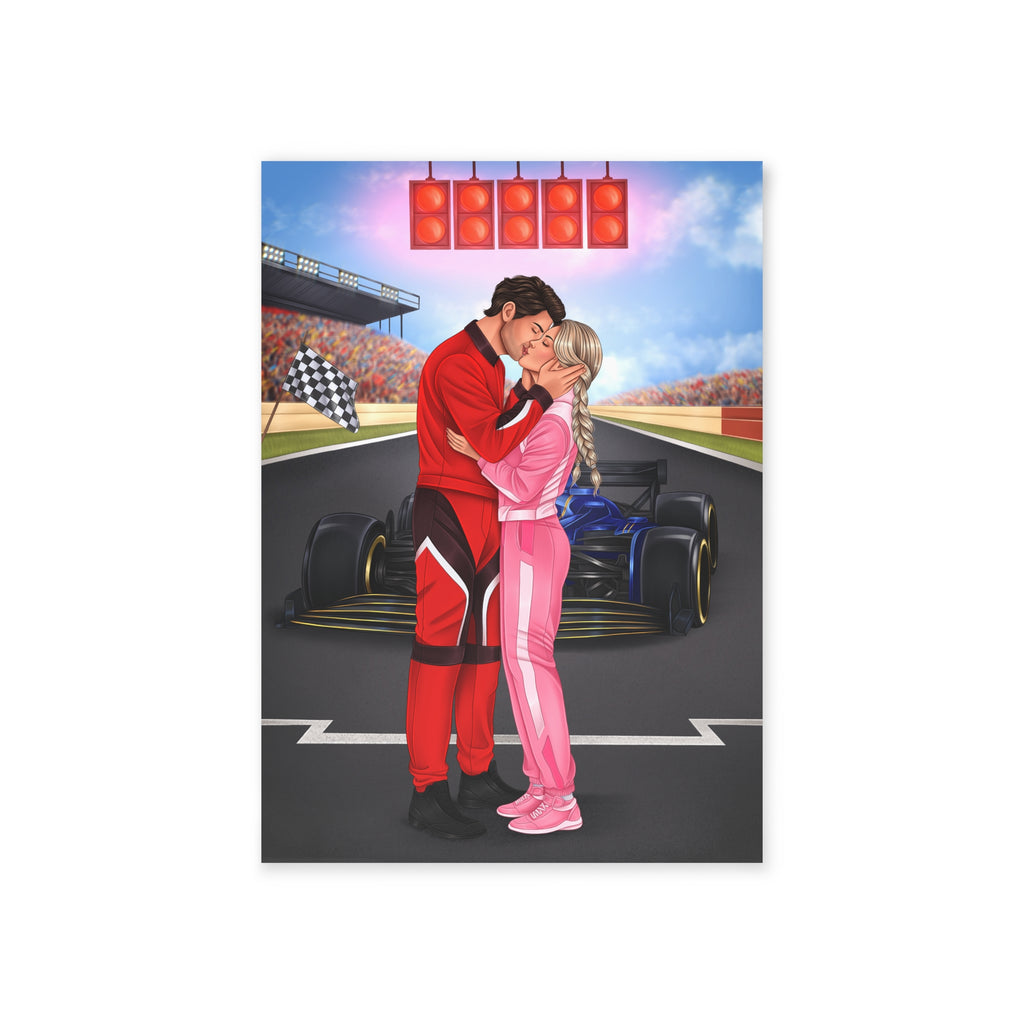 Two Frasers - Finish Line Art Print