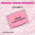 Magical Weenie Moments Vinyl Sticker | Speed Demons Inspired