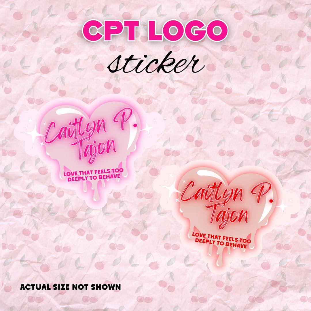 CPT Heart Logo Vinyl Sticker | Cait Inspired