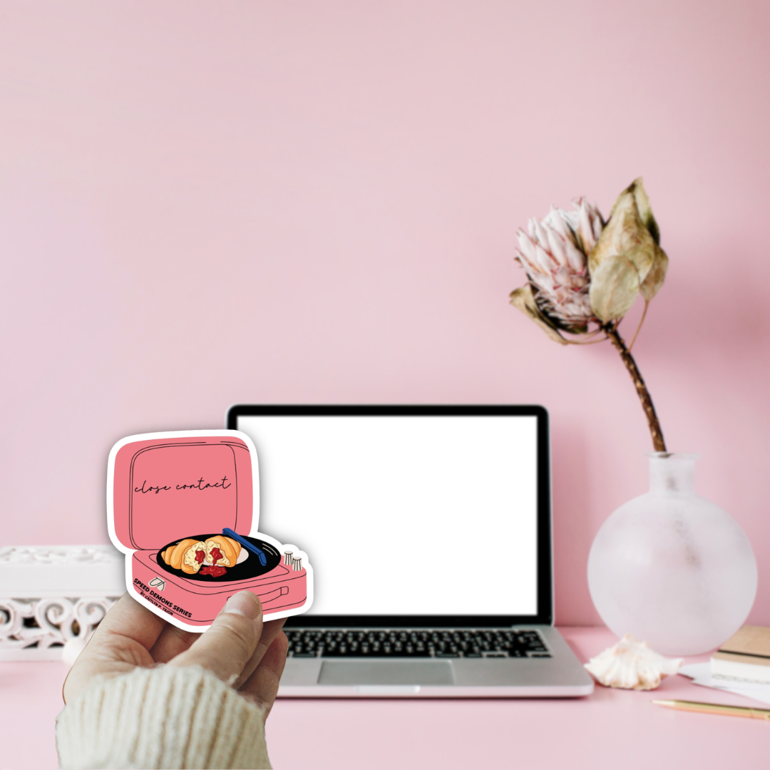 Broken Croissant Vinyl Sticker | Cait Inspired