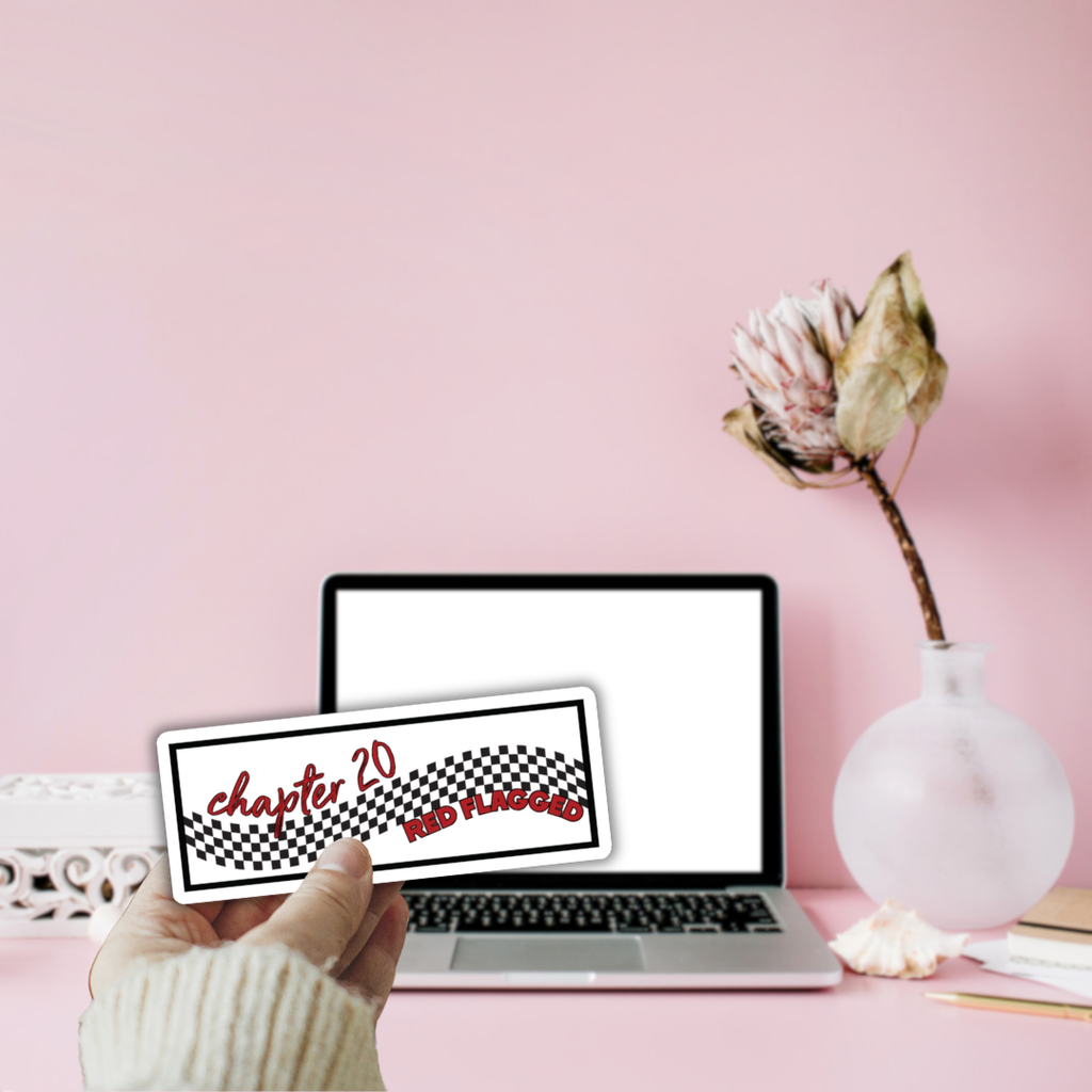 Chapter 20 Red Flagged Vinyl Sticker | Speed Demons Inspired