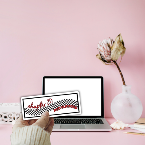 Chapter 20 Red Flagged Vinyl Sticker | Speed Demons Inspired