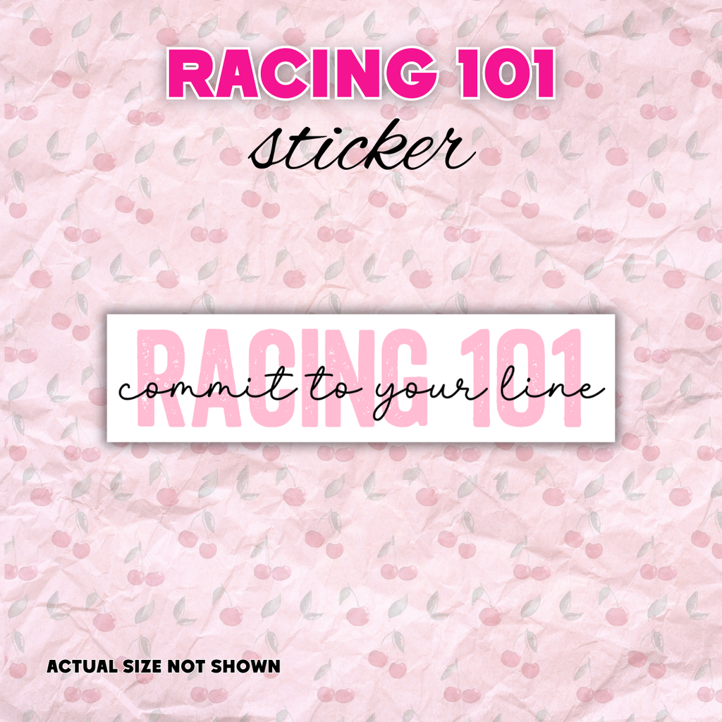 Racing 101 Vinyl Sticker | Speed Demons Inspired