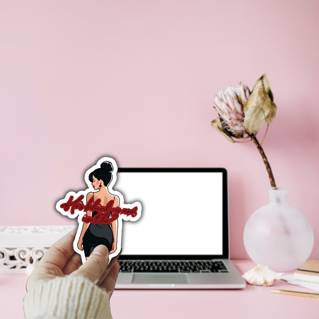 Pretty Little Threat Vinyl Sticker | Built for Mercy Inspired