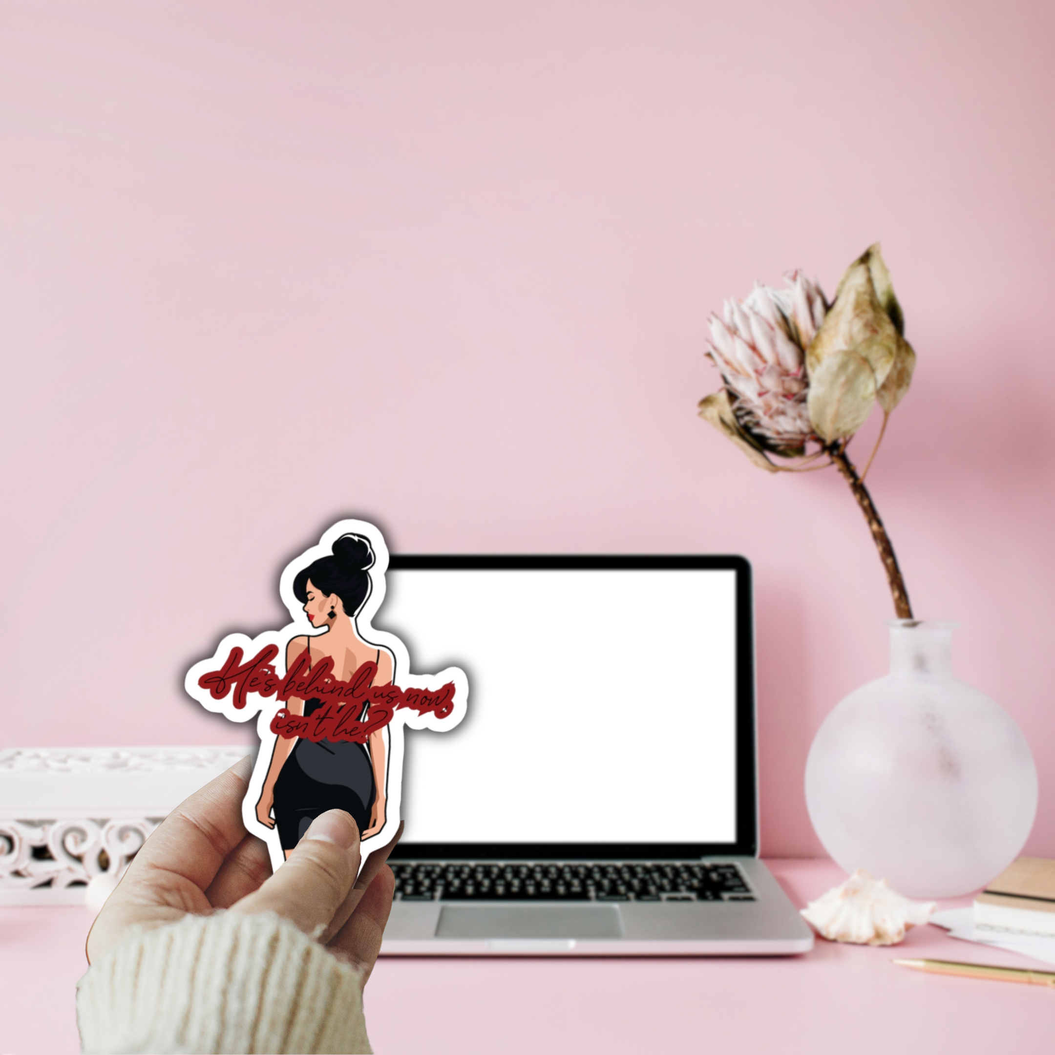 Pretty Little Threat Vinyl Sticker | Built for Mercy Inspired