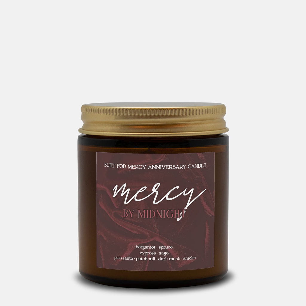 Mercy by Midnight | Built for Mercy Anniversary Candle