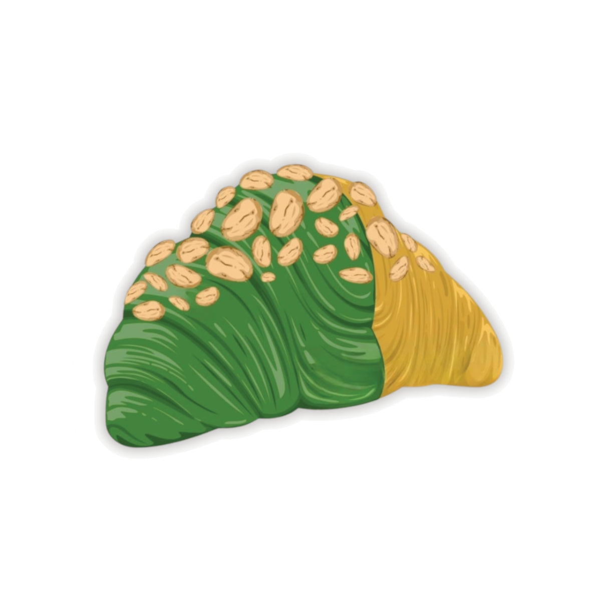 Pistachio Croissant Vinyl Sticker | Speed Demons Inspired