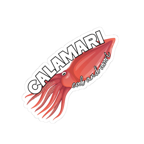 Calamari Vinyl Sticker | Speed Demons Inspired