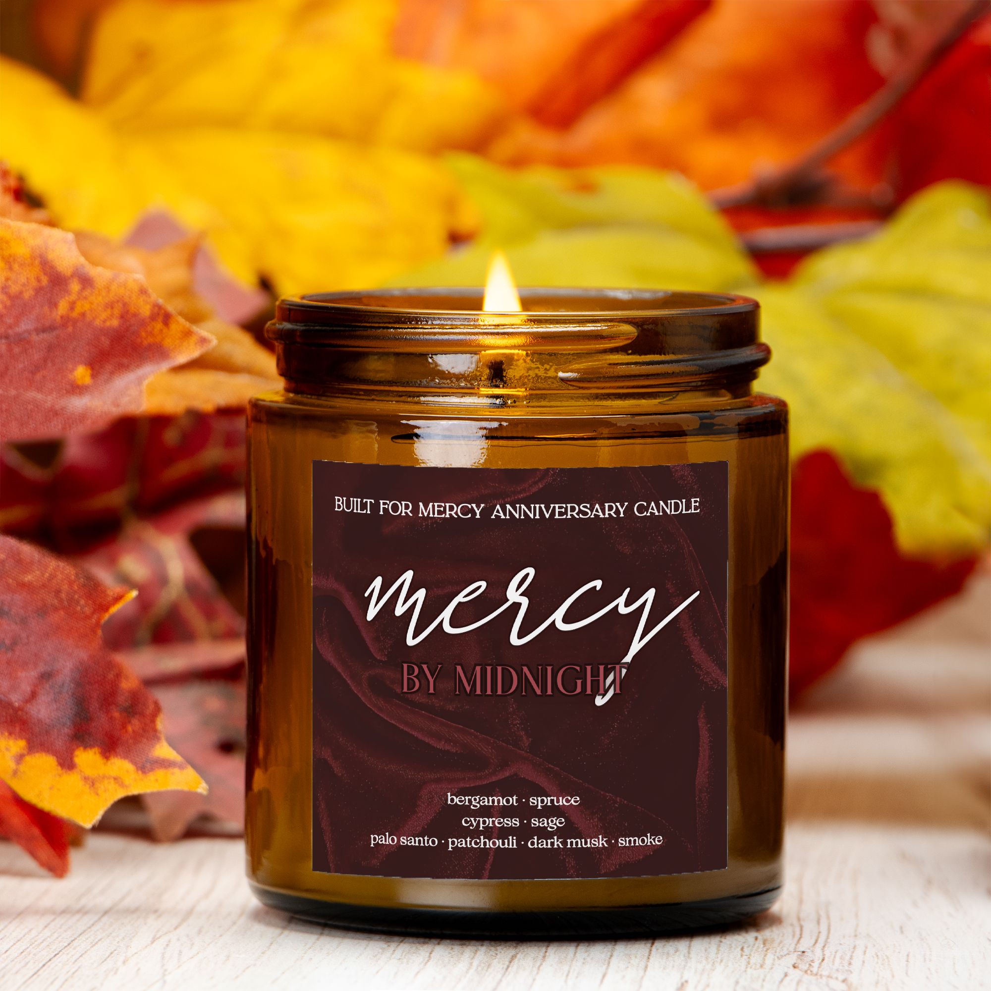 Mercy by Midnight | Built for Mercy Anniversary Candle