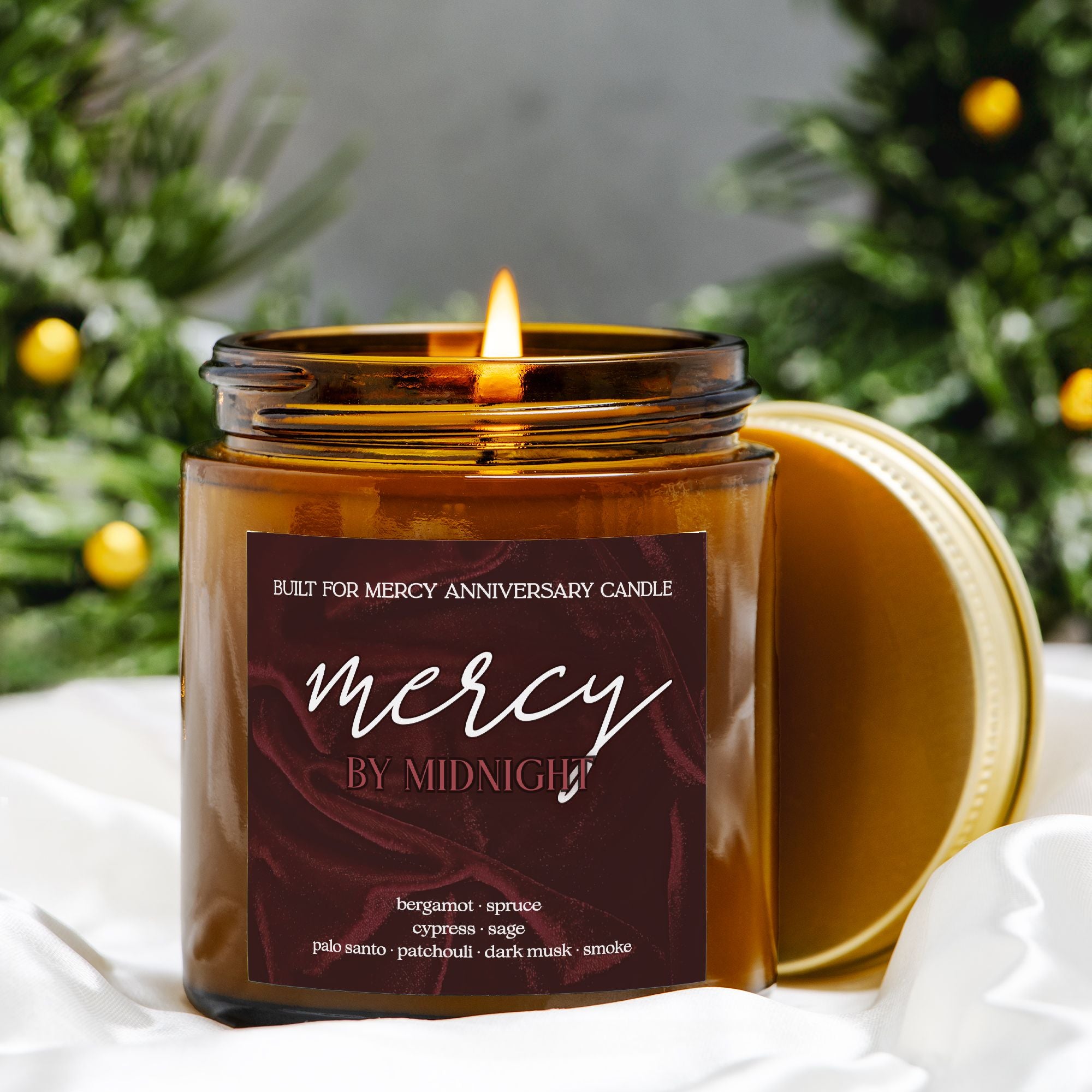 Mercy by Midnight | Built for Mercy Anniversary Candle