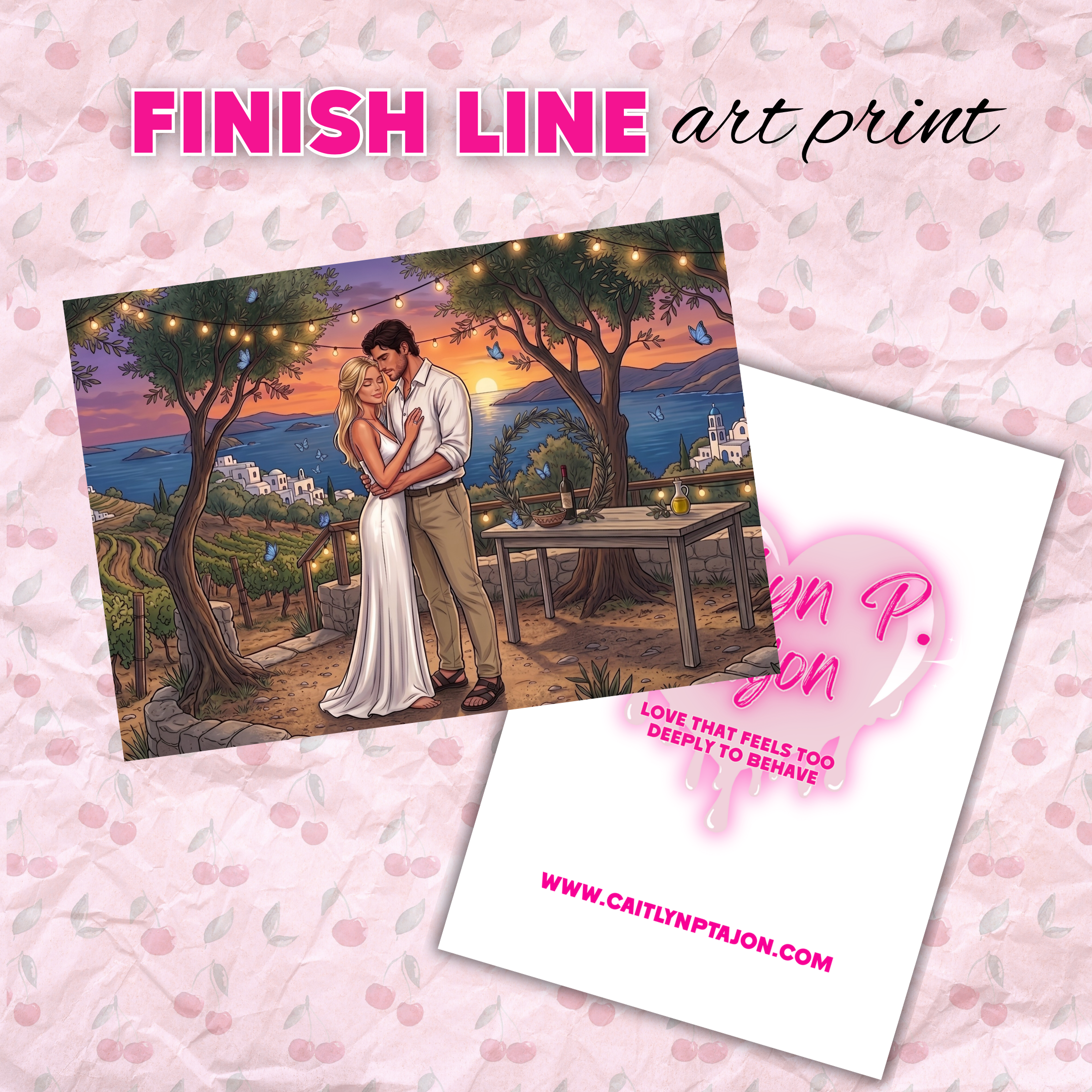 Vows Among the Vines - Finish Line Art Print