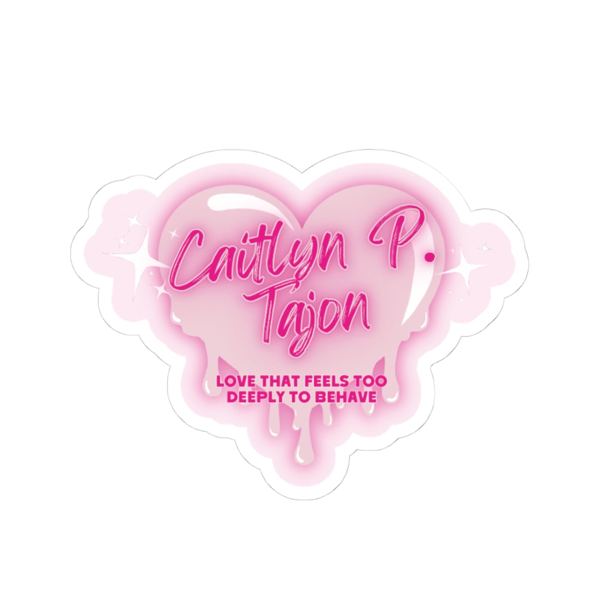 CPT Heart Logo Vinyl Sticker | Cait Inspired