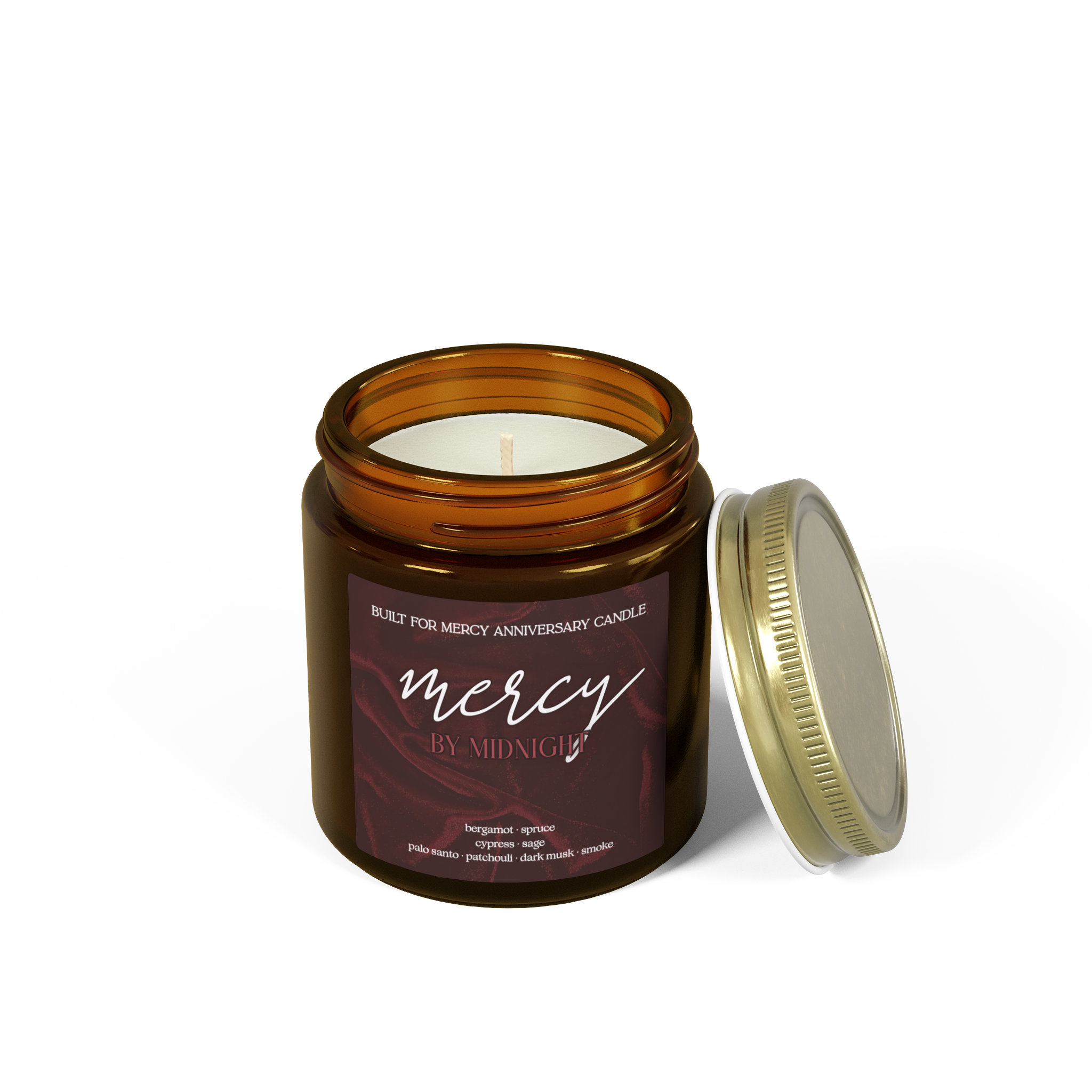 Mercy by Midnight | Built for Mercy Anniversary Candle