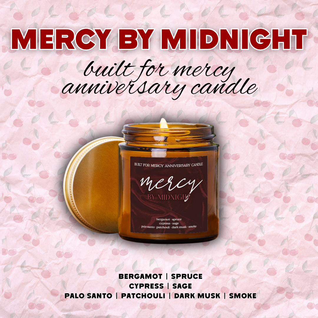 Mercy by Midnight | Built for Mercy Anniversary Candle